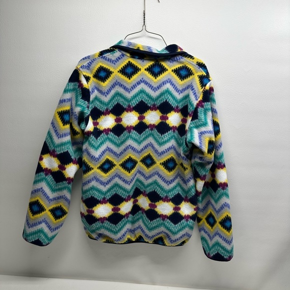 Patagonia Synchilla T-snap pullover timber twist Astec print size S - Picture 3 of 9